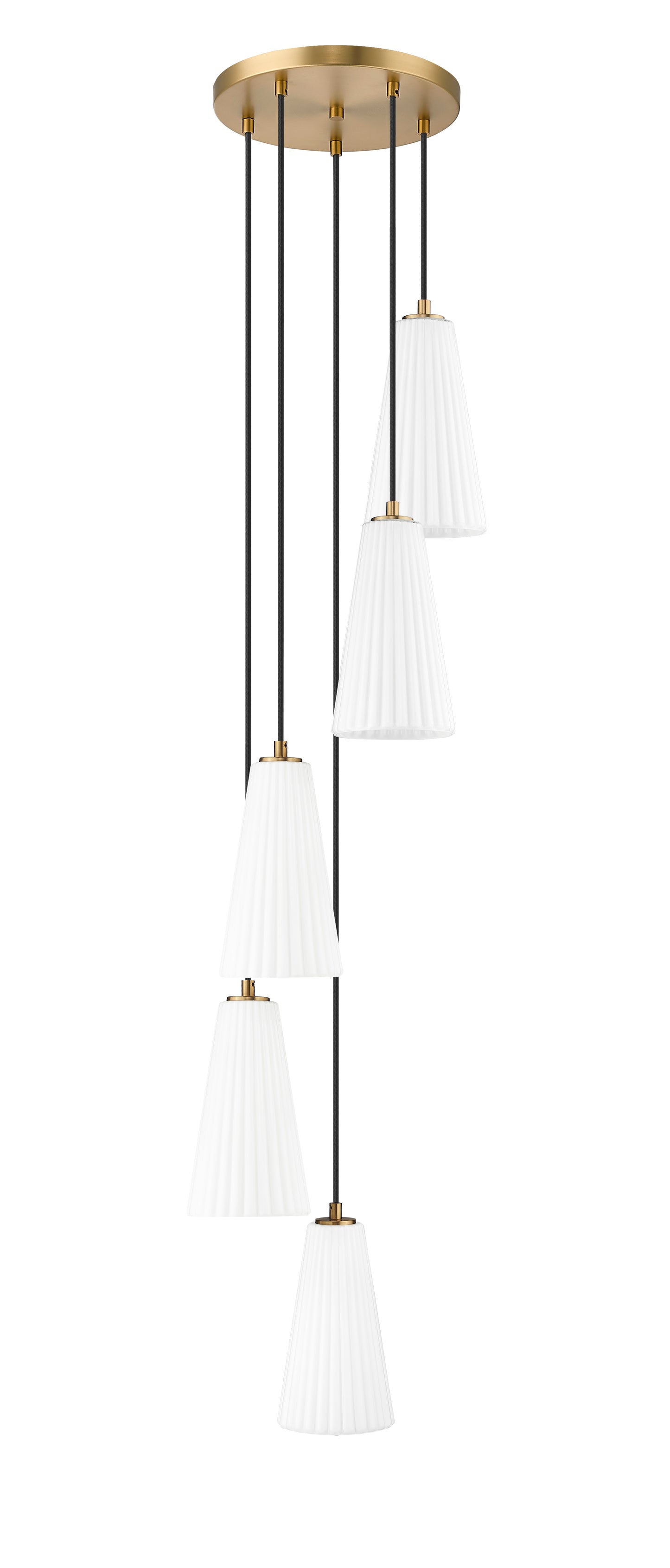 Farrell 5 Light Chandelier Modern Gold