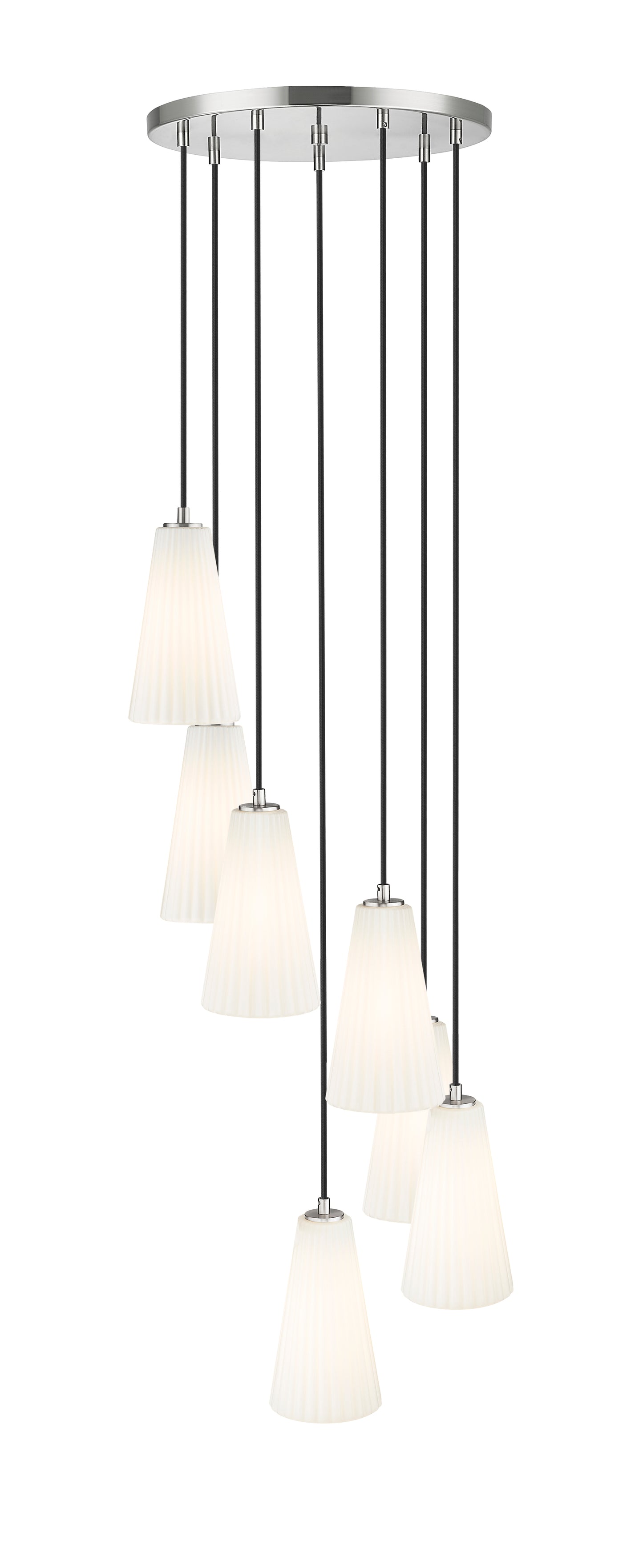 Farrell 7 Light Chandelier Brushed Nickel
