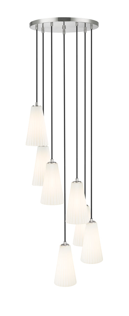 Farrell 7 Light Chandelier Brushed Nickel