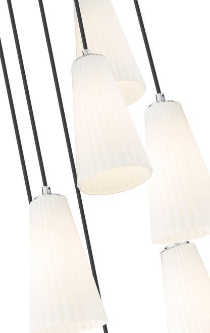 Farrell 7 Light Chandelier Brushed Nickel