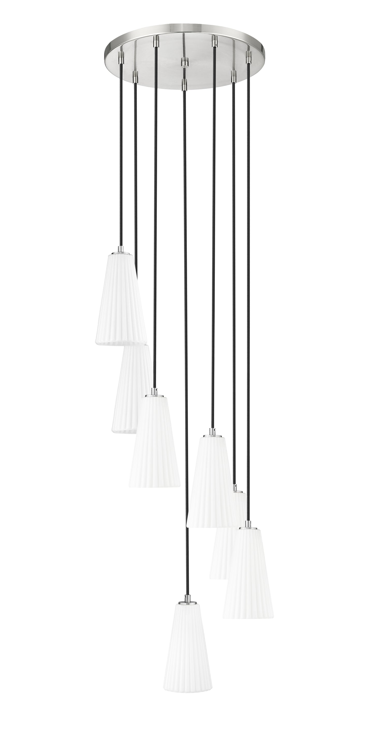Farrell 7 Light Chandelier Brushed Nickel