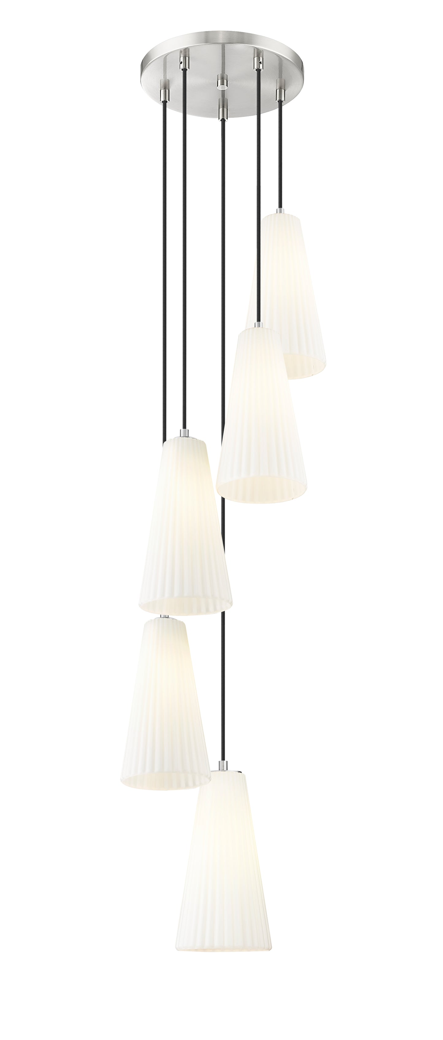 Farrell 5 Light Chandelier Brushed Nickel