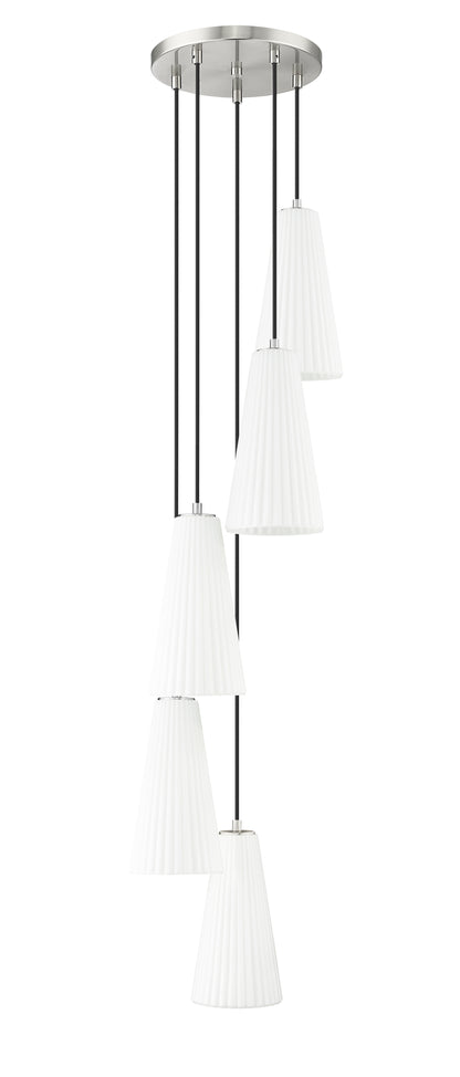 Farrell 5 Light Chandelier Brushed Nickel