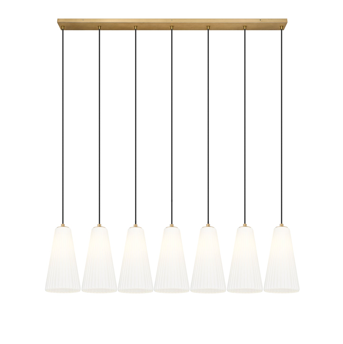 Farrell 7 Light Linear Chandelier Modern Gold