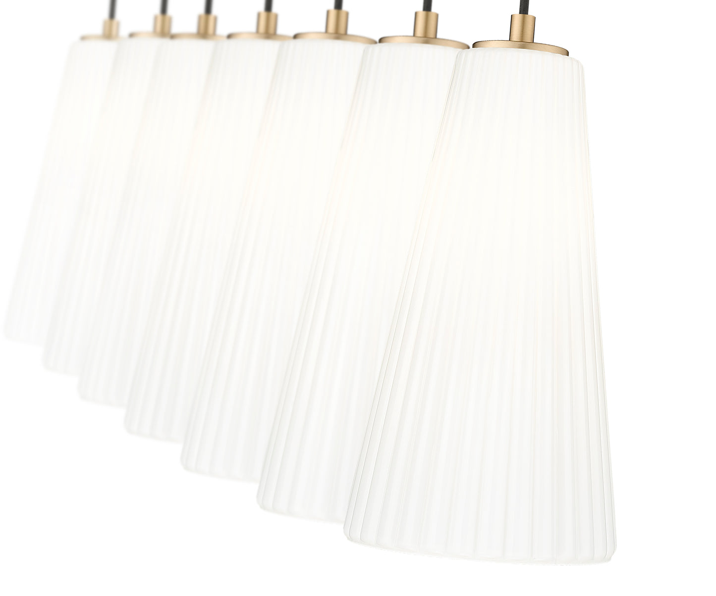 Farrell 7 Light Linear Chandelier Modern Gold