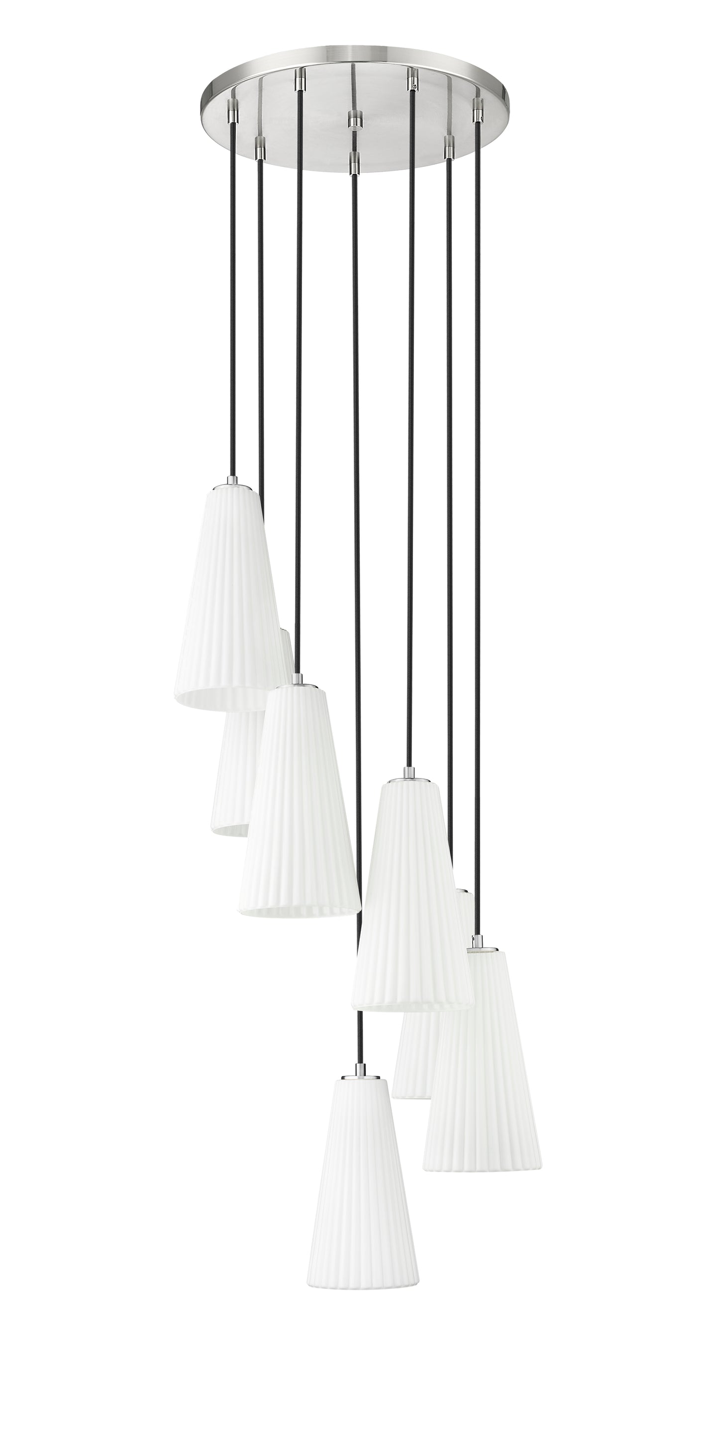 Farrell 7 Light Chandelier Brushed Nickel