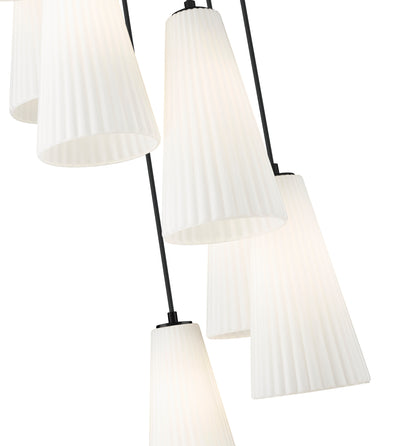 Farrell 7 Light Chandelier Matte Black