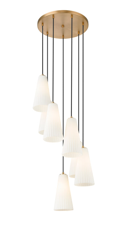 Farrell 7 Light Chandelier Modern Gold