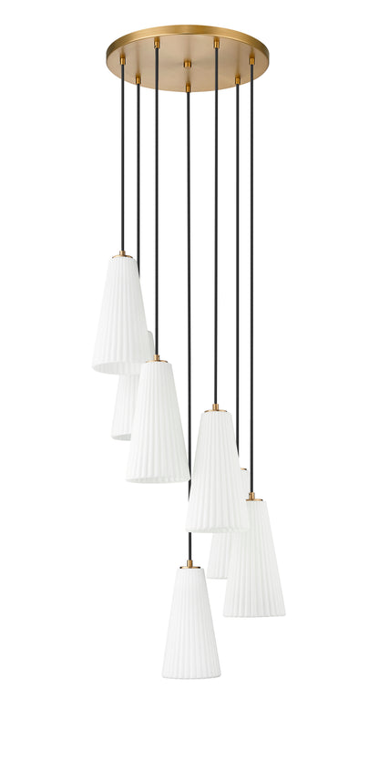 Farrell 7 Light Chandelier Modern Gold