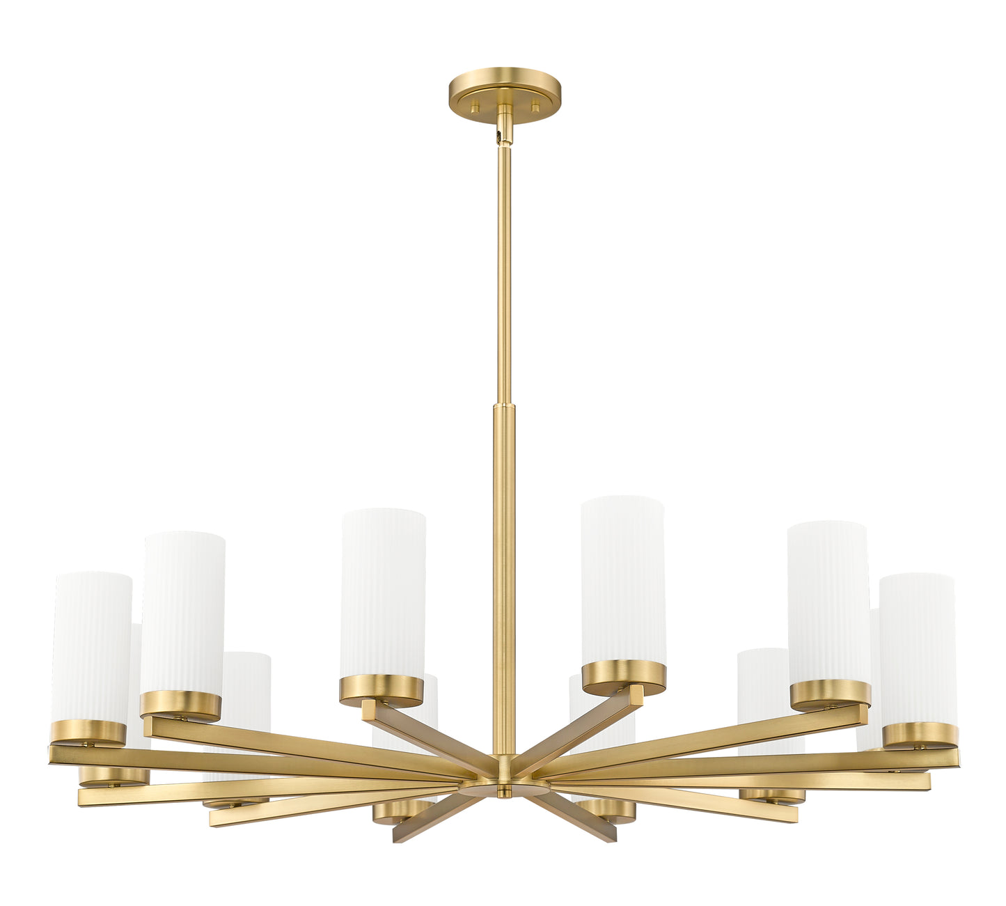 Danica 12 Light Chandelier Modern Gold