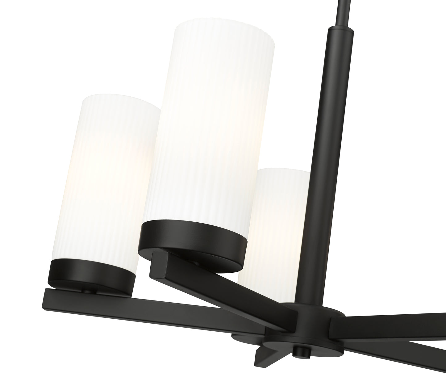 Danica 5 Light Chandelier Matte Black