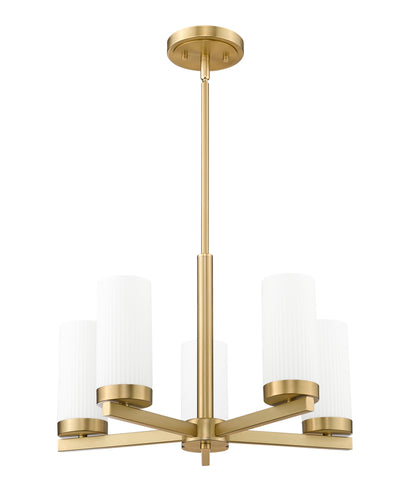 Danica 5 Light Chandelier Modern Gold