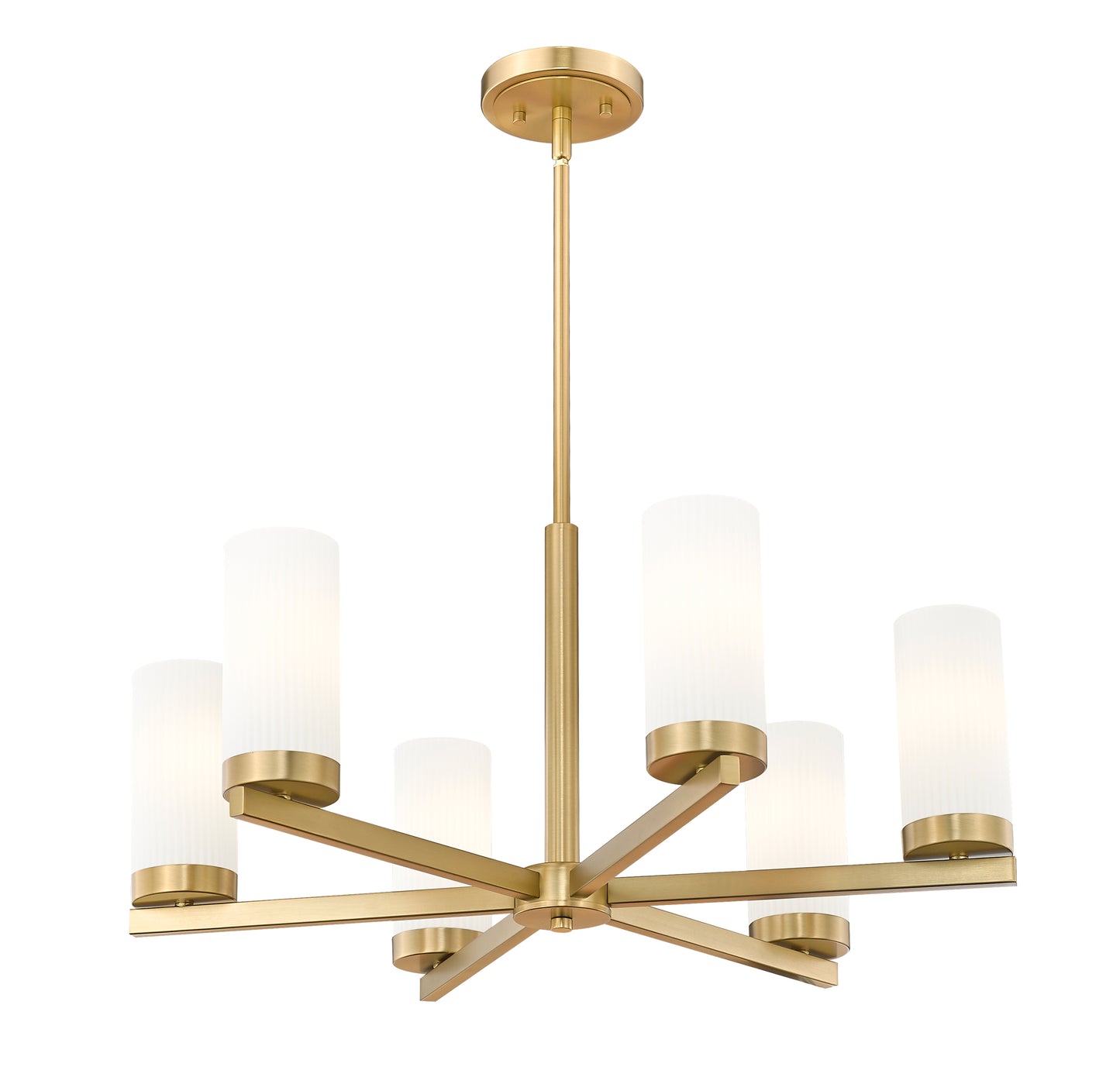 Danica 6 Light Chandelier Modern Gold