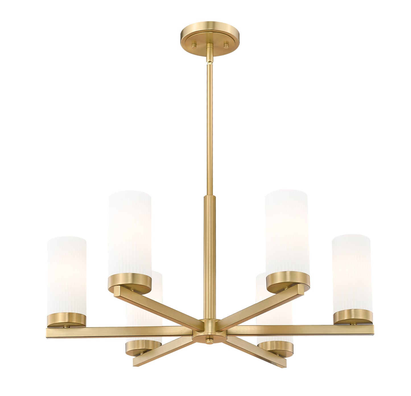 Danica 6 Light Chandelier Modern Gold