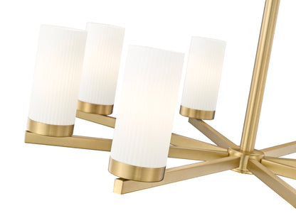 Danica 8 Light Chandelier Modern Gold