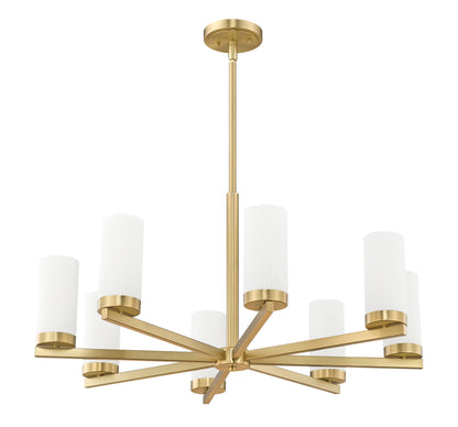 Danica 8 Light Chandelier Modern Gold
