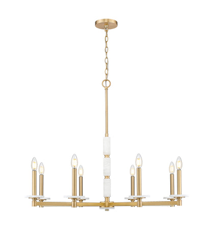 Kaden 8 Light Chandelier Modern Gold