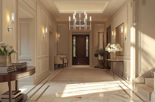 Esme 9 Light Chandelier Brushed Nickel