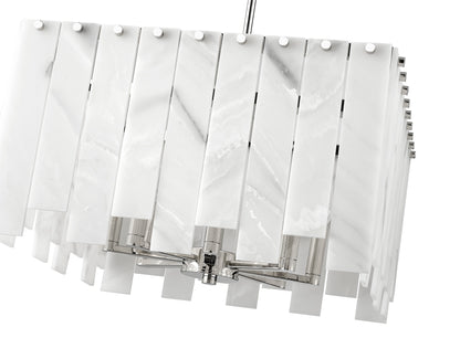 Viviana 8 Light Chandelier Polished Nickel