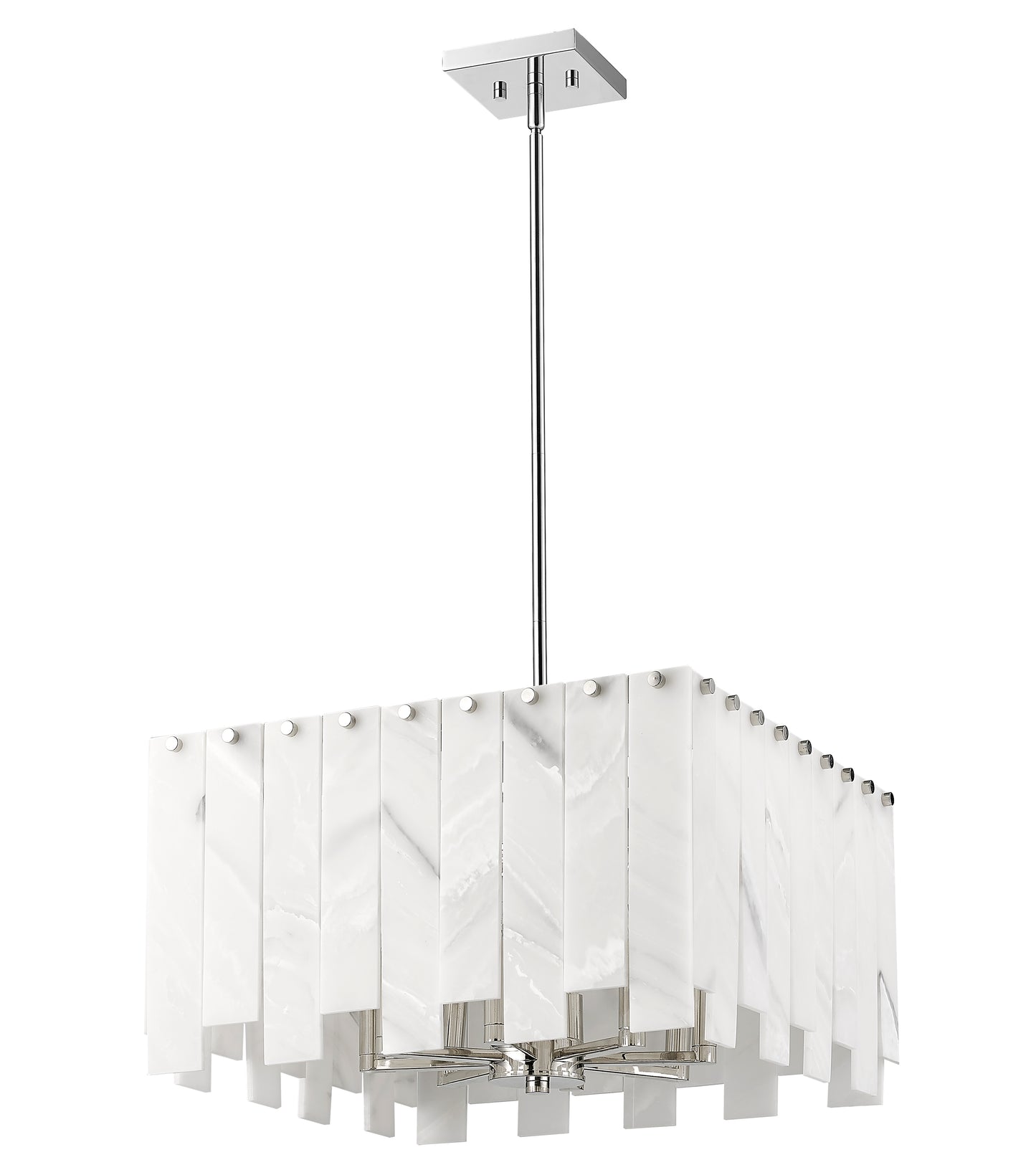Viviana 8 Light Chandelier Polished Nickel