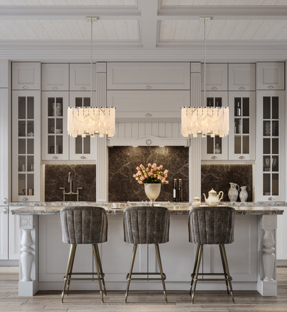 Viviana 8 Light Chandelier Polished Nickel