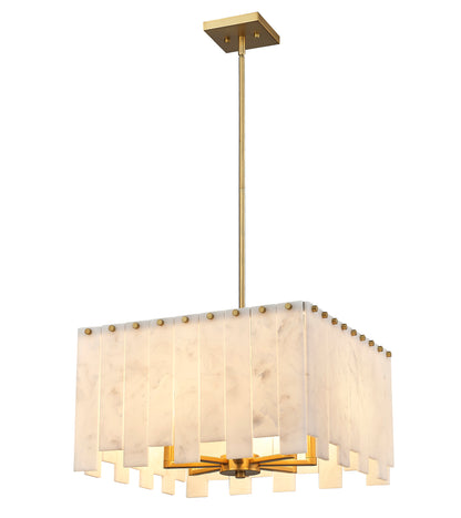 Viviana 8 Light Chandelier Rubbed Brass