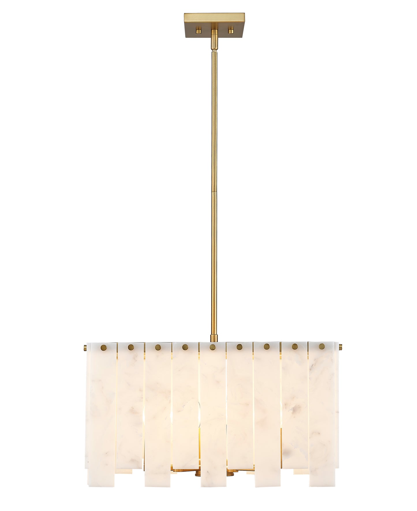 Viviana 8 Light Chandelier Rubbed Brass