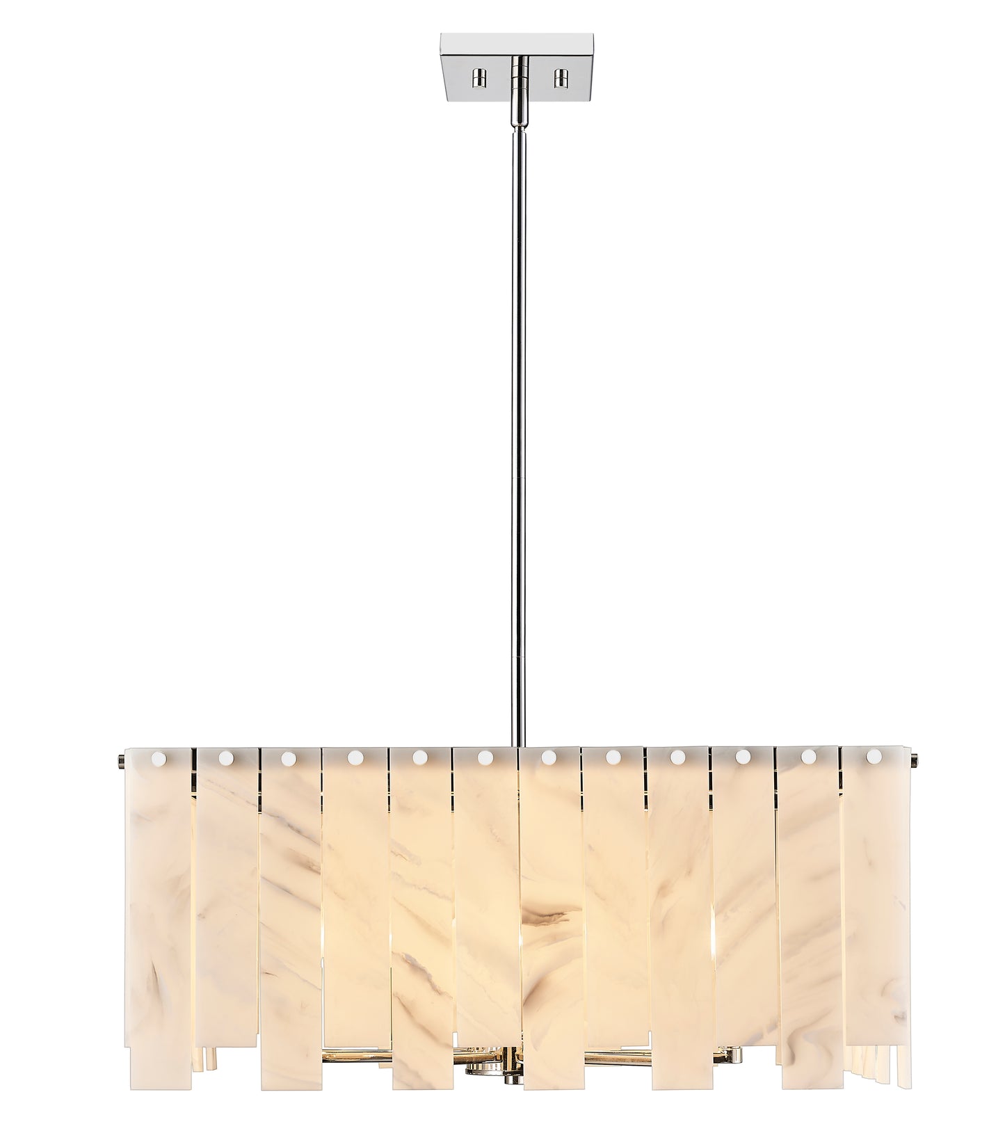 Viviana 8 Light Chandelier Polished Nickel