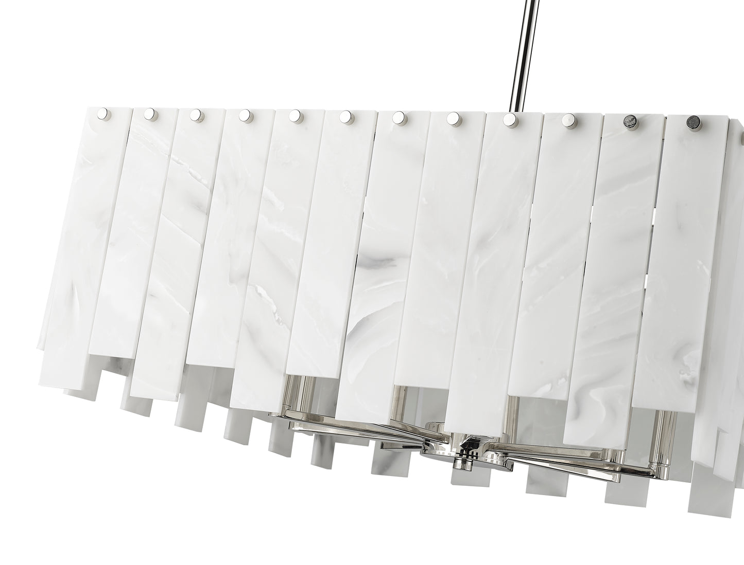 Viviana 8 Light Chandelier Polished Nickel