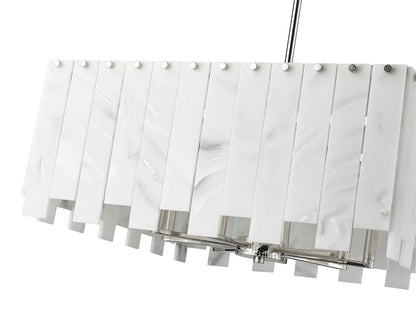 Viviana 8 Light Chandelier Polished Nickel