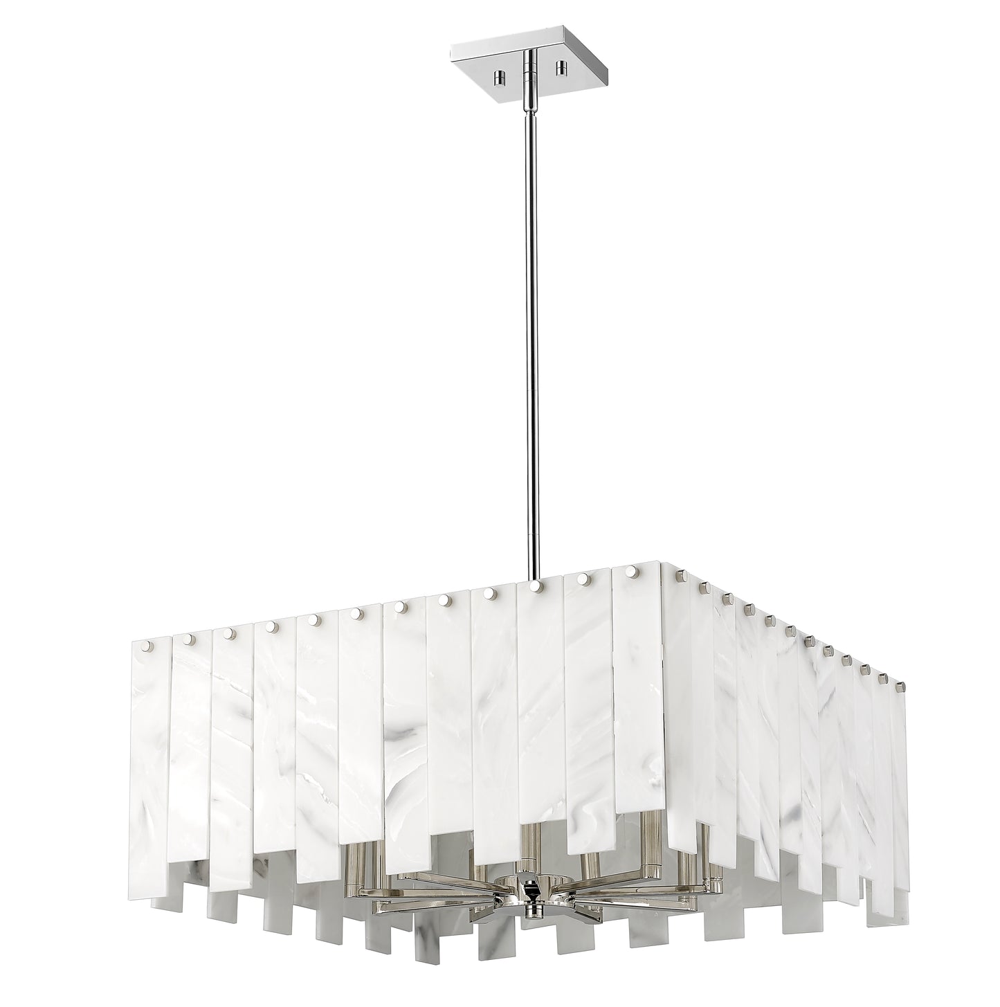 Viviana 8 Light Chandelier Polished Nickel