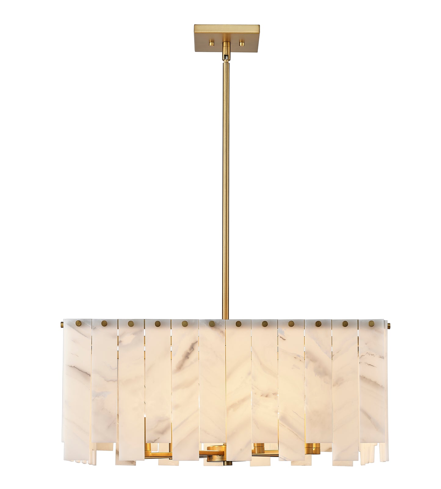 Viviana 8 Light Chandelier Rubbed Brass