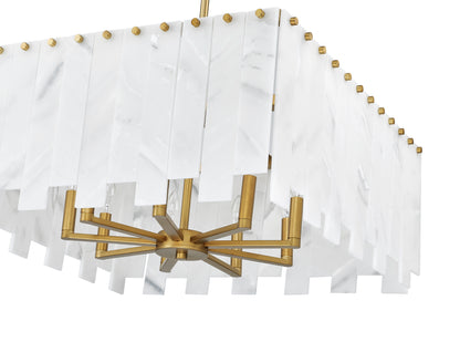 Viviana 8 Light Chandelier Rubbed Brass