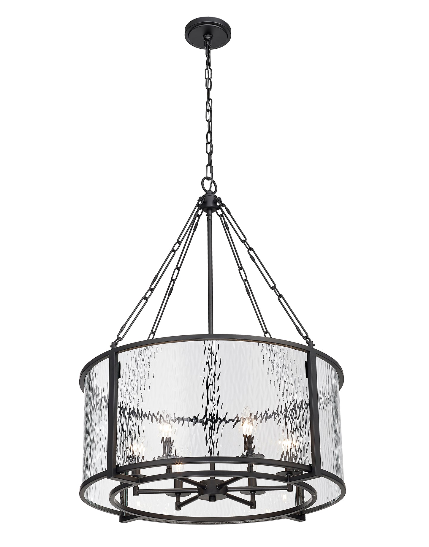 Barrington 6 Light Chandelier Matte Black