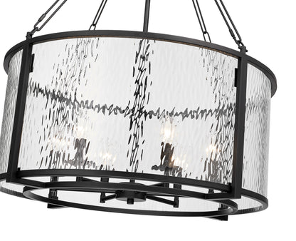 Barrington 6 Light Chandelier Matte Black