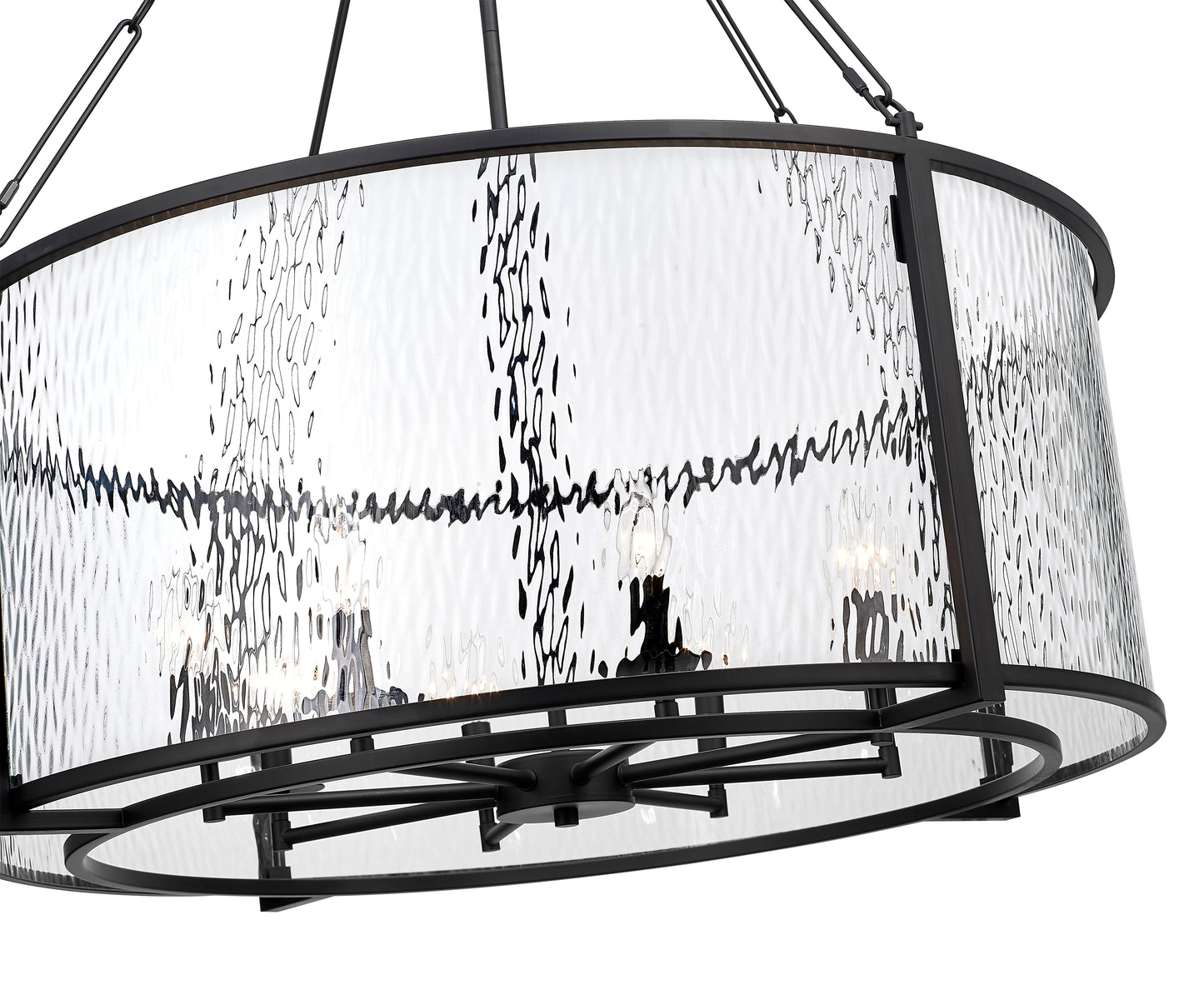 Barrington 8 Light Chandelier Matte Black