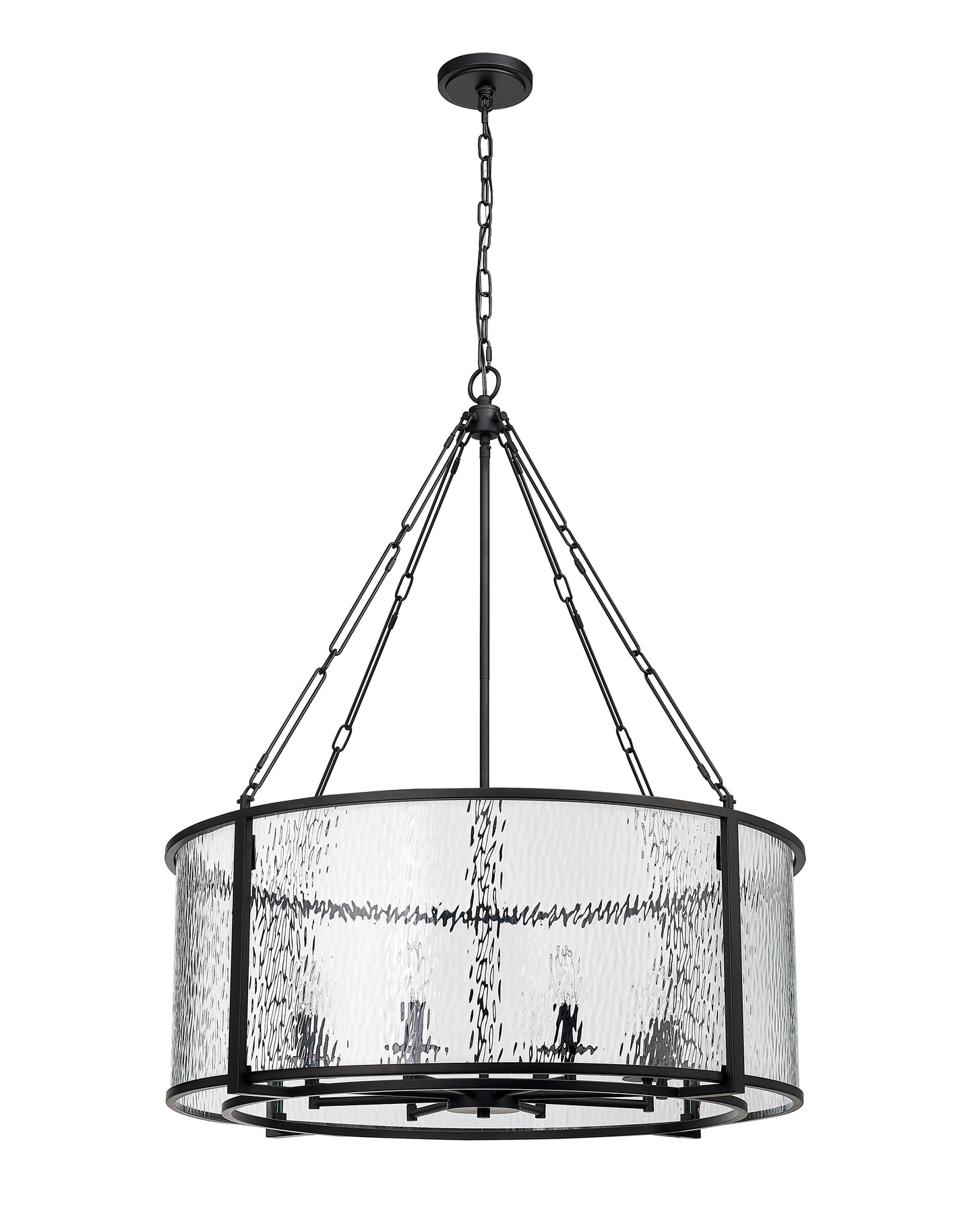 Barrington 8 Light Chandelier Matte Black