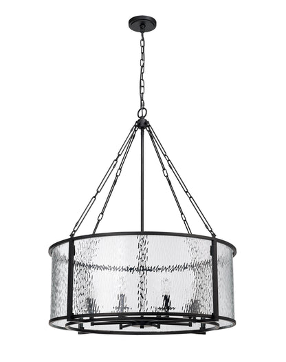 Barrington 8 Light Chandelier Matte Black
