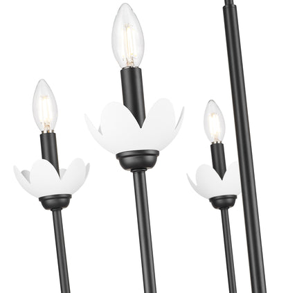 Allistair 5 Light Chandelier Matte Black