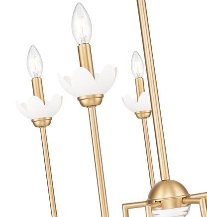 Allistair 5 Light Chandelier Modern Gold