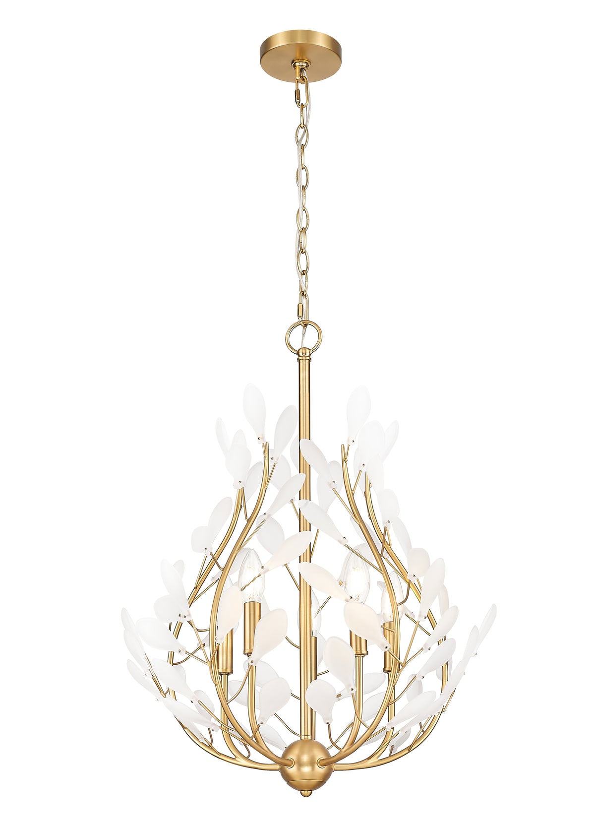 Claudine 5 Light Chandelier Modern Gold