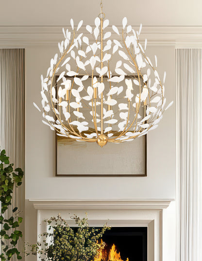Claudine 8 Light Chandelier Modern Gold