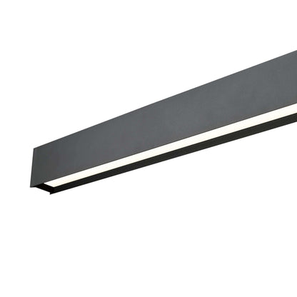 Hudson LED 1 Light Linear Chandelier Matte Black