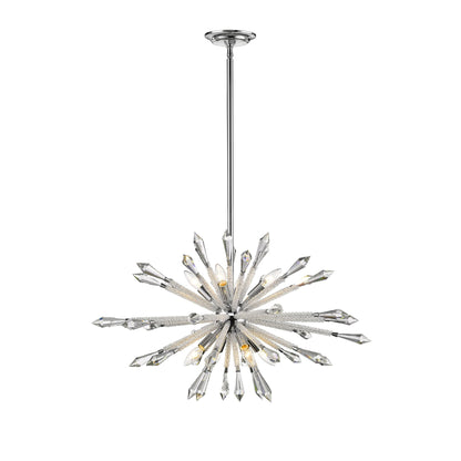 Soleia 8 Light Chandelier Chrome