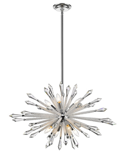 Soleia 8 Light Chandelier Chrome