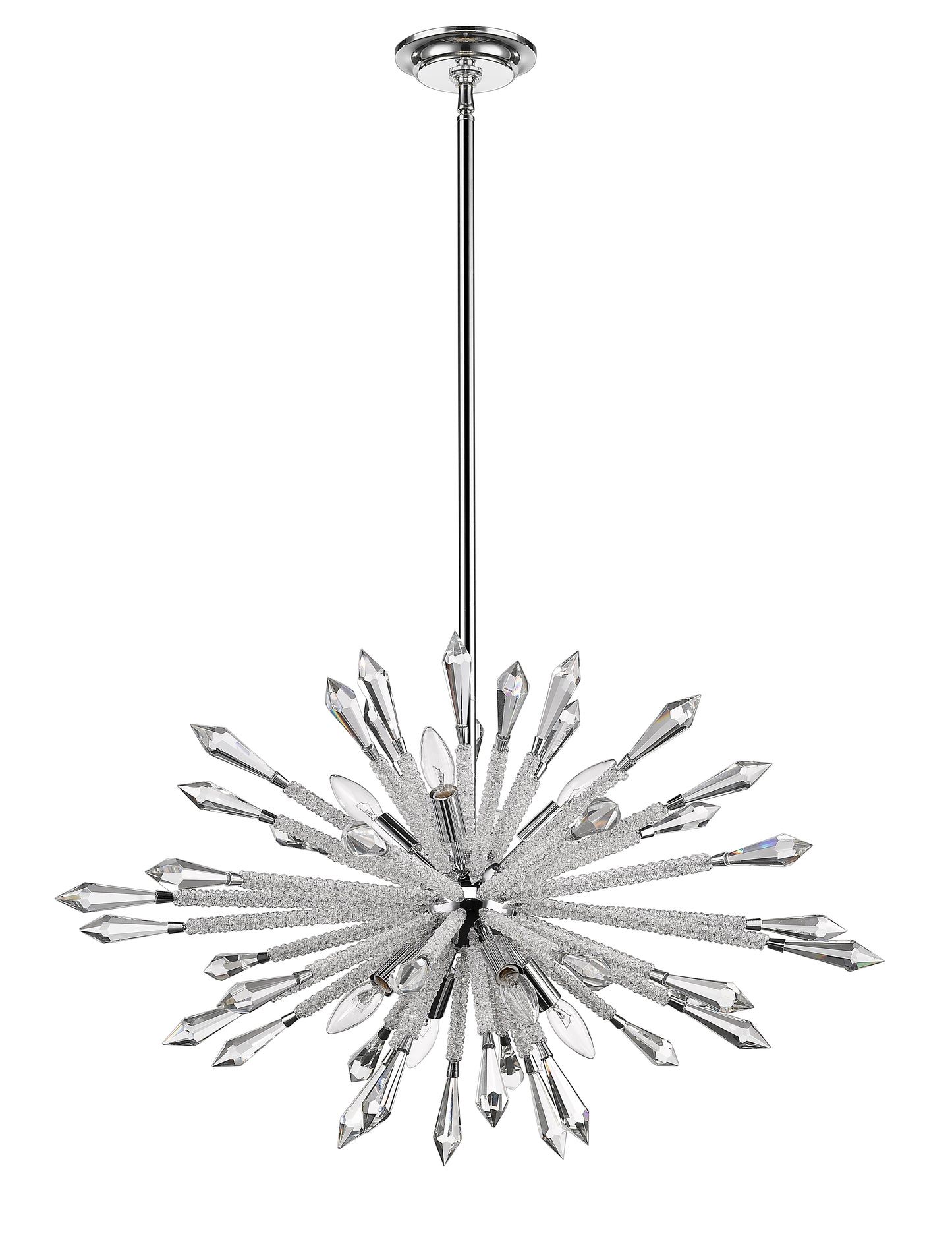Soleia 8 Light Chandelier Chrome