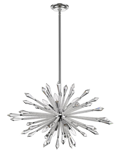 Soleia 8 Light Chandelier Chrome