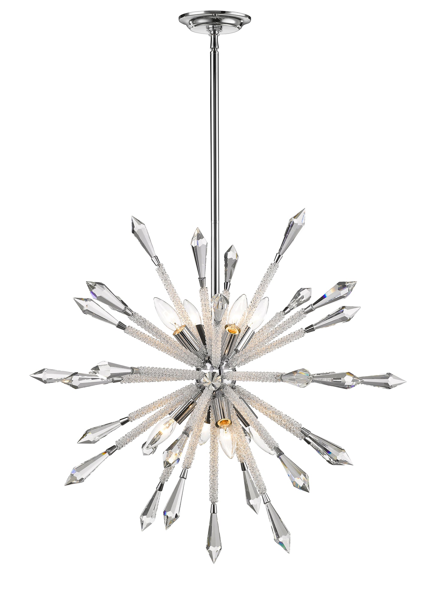 Soleia 8 Light Chandelier Chrome