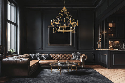Dennison 28 Light Chandelier Signature Brass