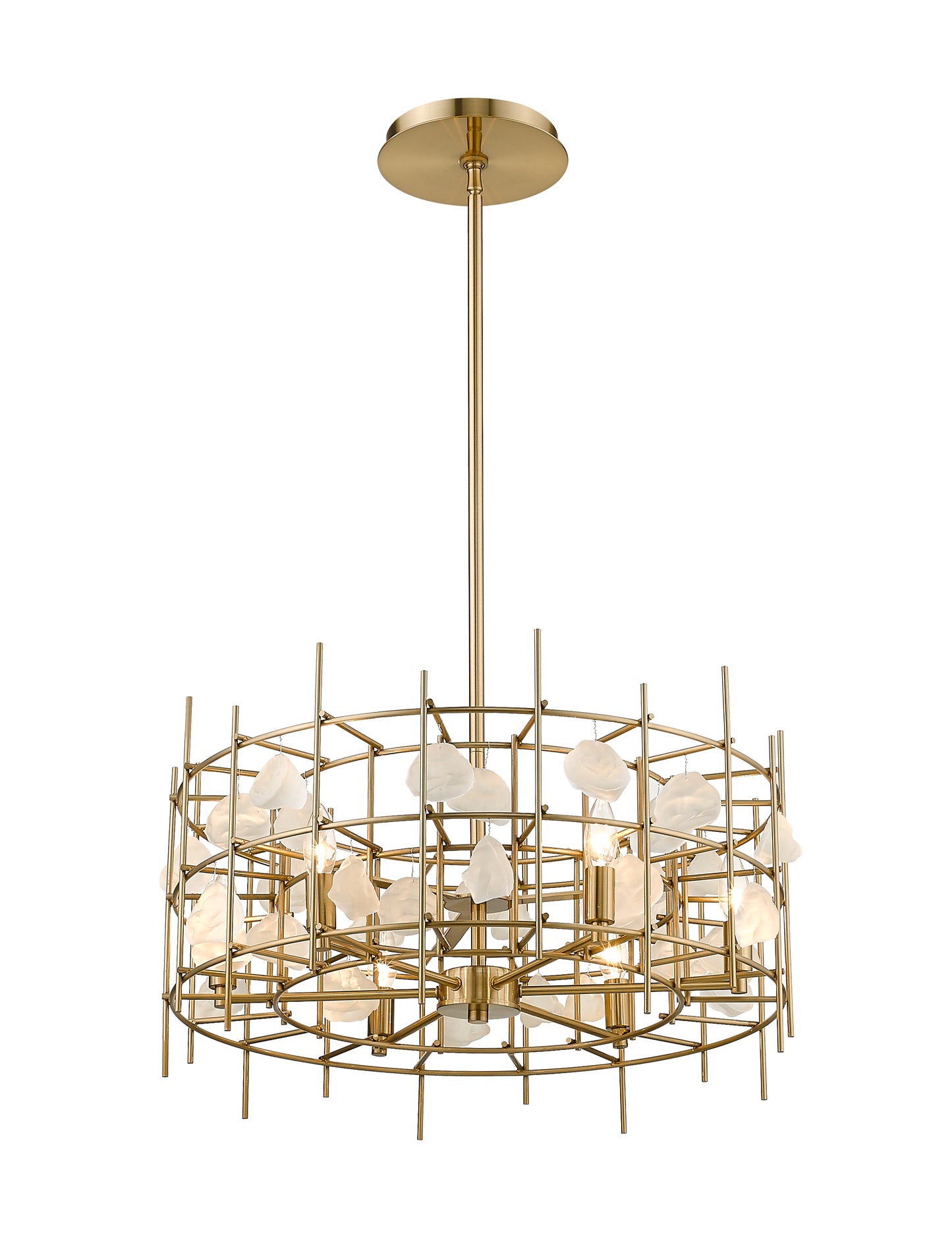 Garroway 6 Light Chandelier Aged Brass
